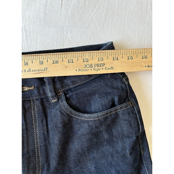 Uniqlo‎ Jeans Mens 28x27 Slim Straight Japanese Kaihara Selvedge Dark Wash Denim - Picture 12 of 14